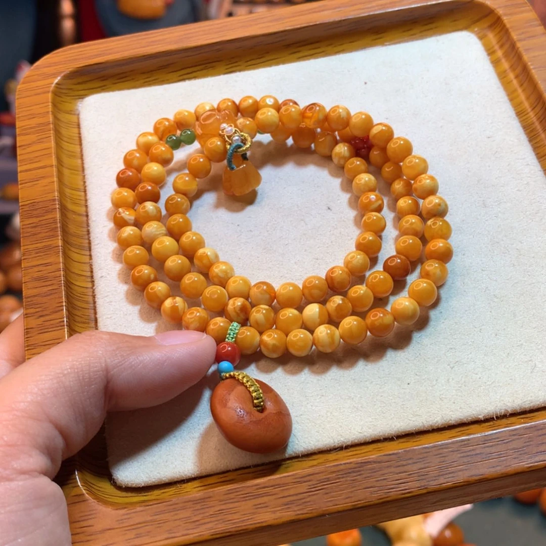 【闪购商品】蜜蜡手链未镶嵌蜜蜡手链