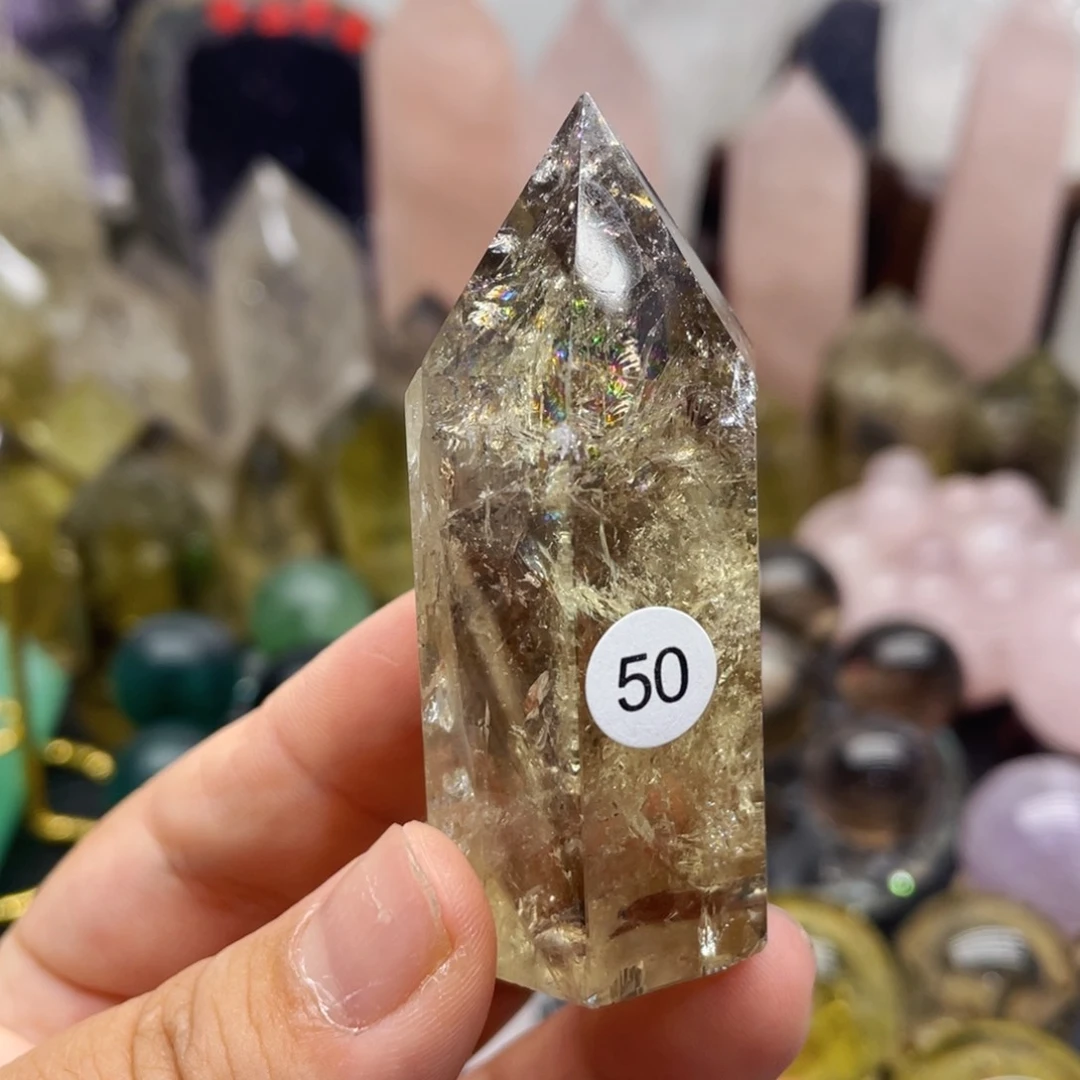 水晶珠宝半成品未镶嵌碎冰冰彩50