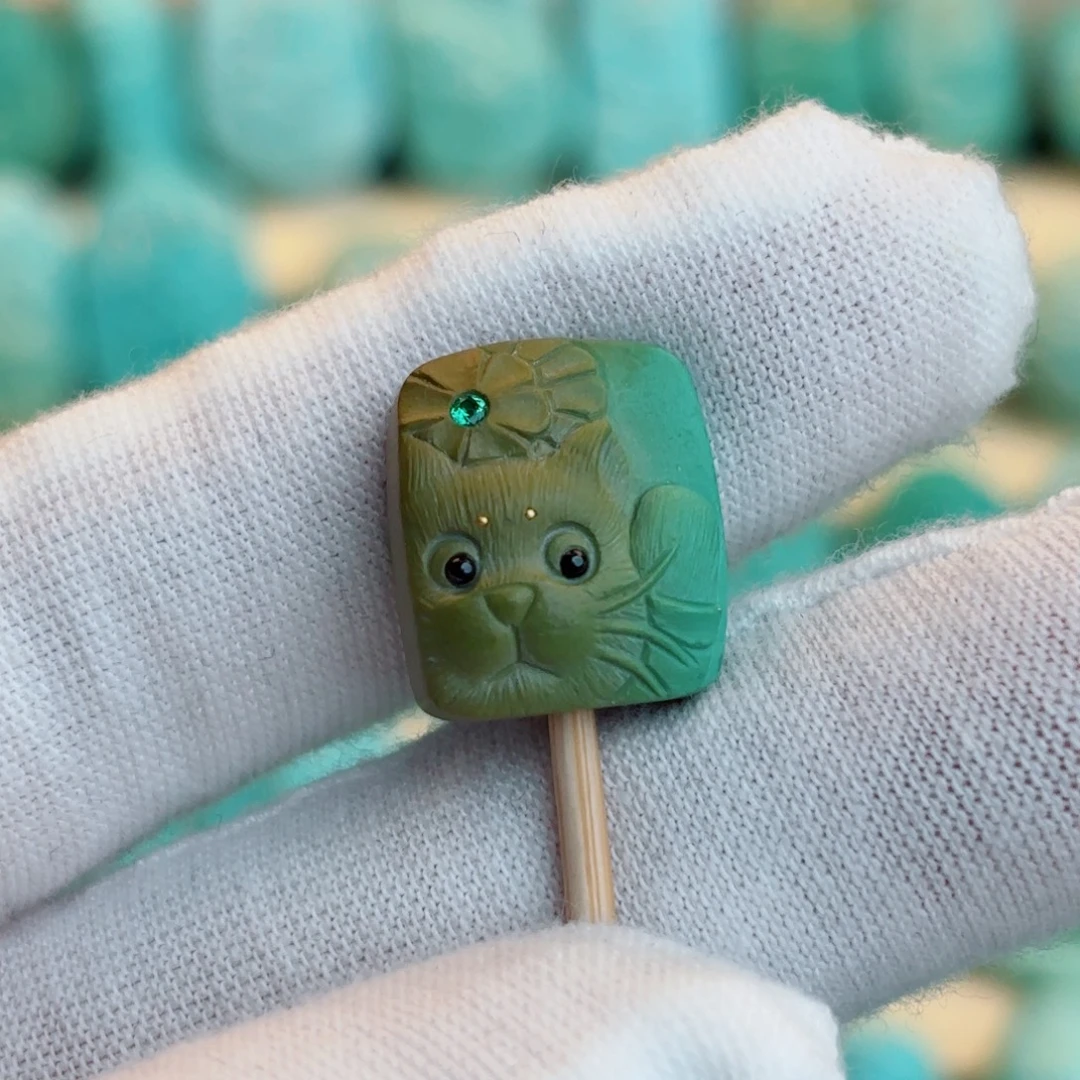 绿松石未镶嵌配饰