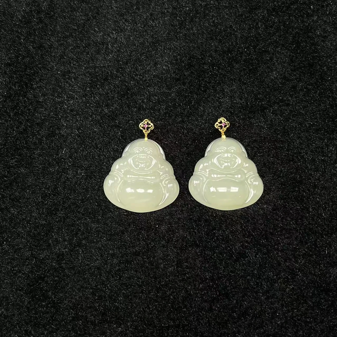 【玉经纶】-1600162/Q28-和田玉佛公吊坠-多样性发其—