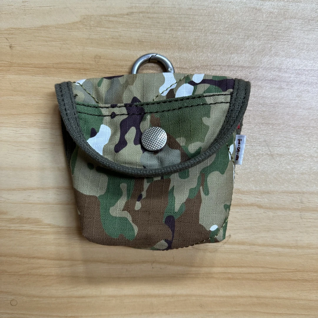 经典军工迷彩大号耳机包收纳包零钱包便携复古时尚