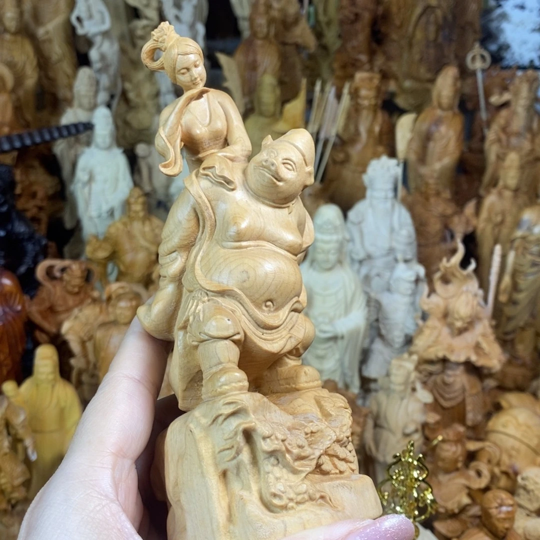 木微瑕崖柏15猪八戒背媳妇