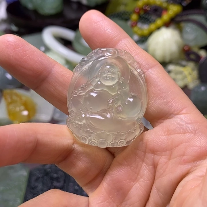 岫玉未镶嵌岫玉颈饰