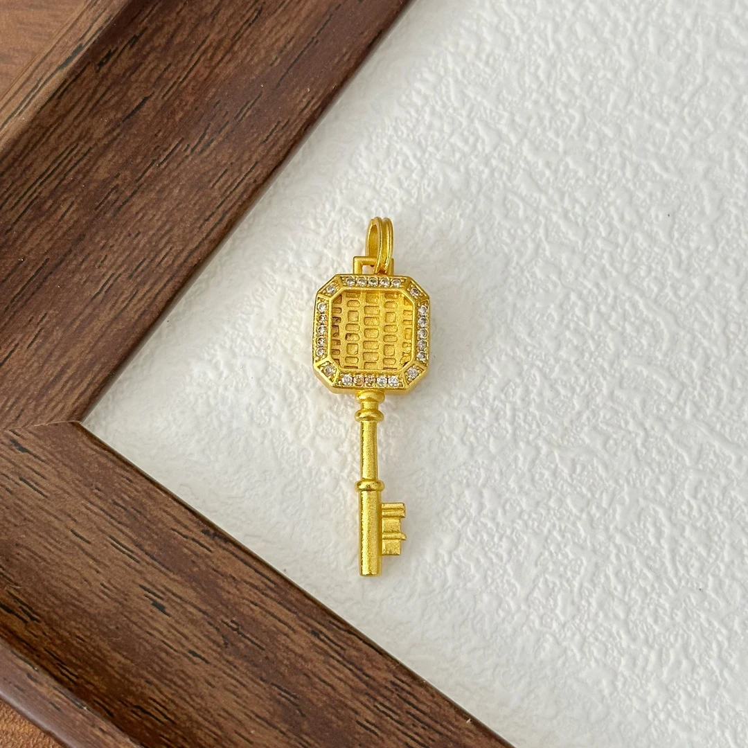 XL3776 传喜系列镶钻钥匙项链【单独吊坠】