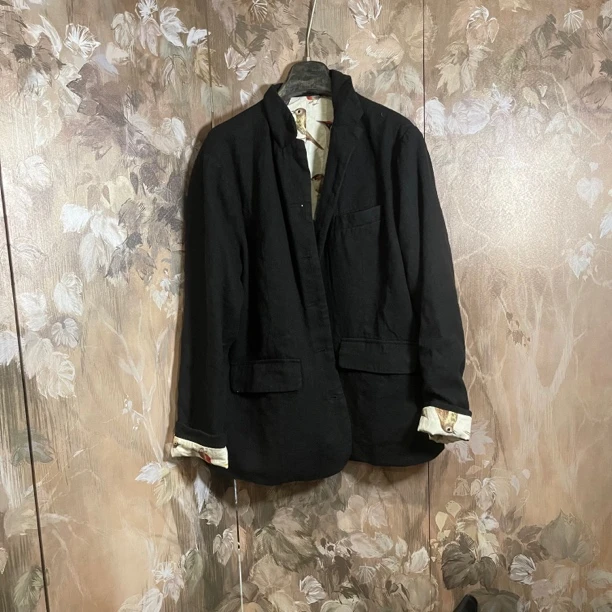 【姚家.Bonnie】“日系小翻领”复古时尚设计休闲外套