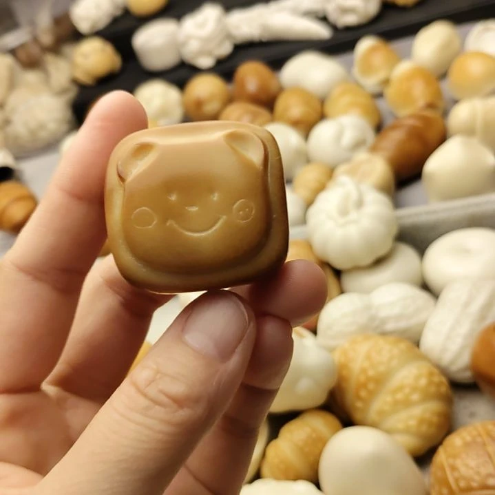 吊坠菩提根/象牙果小熊饼干无牙眼