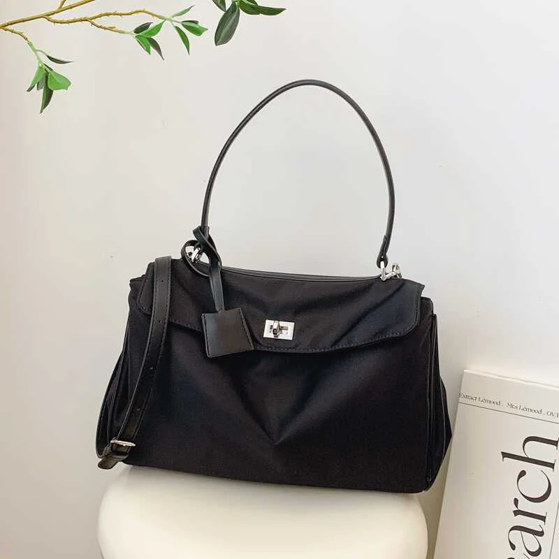 2025新款牛津布防刮斜挎包休闲托特包网红大包包手拎包单肩腋下