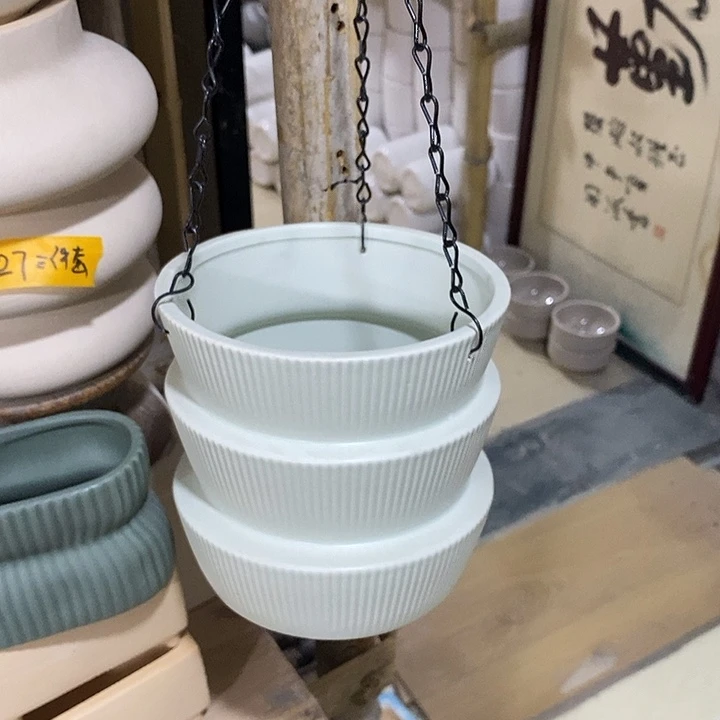 摆件陶盆有孔 微瑕介意勿拍