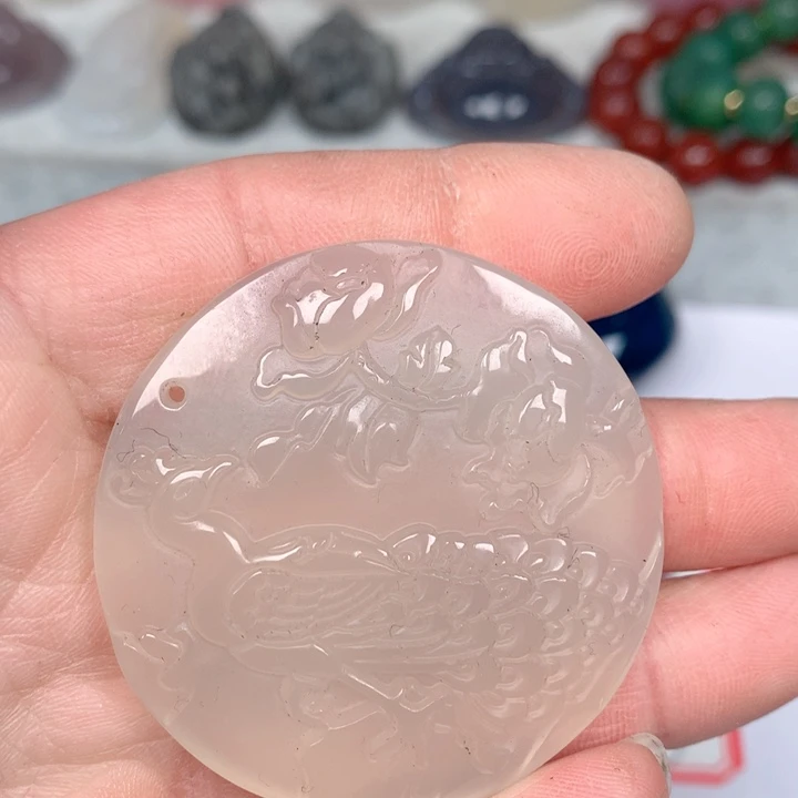 玛瑙/玉髓颈饰未镶嵌N****