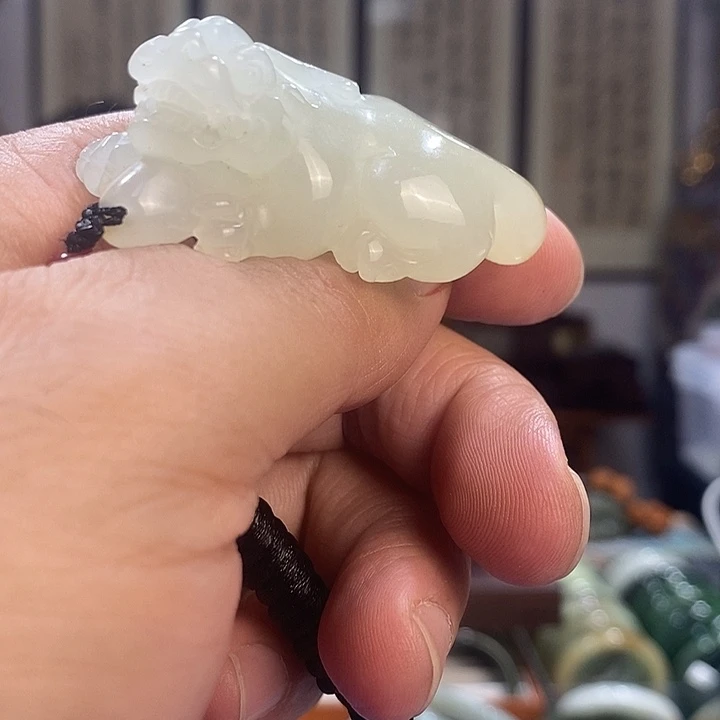 和田玉未镶嵌吊坠(不含链)