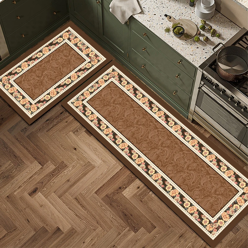 X103-9【45*80+45*160cm】厨房硅藻泥防污防滑地垫吸水脚家用地毯