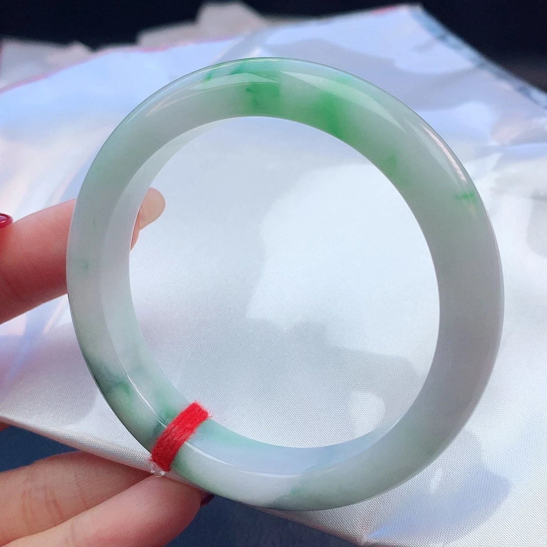 翡翠手镯未镶嵌56圈口881425