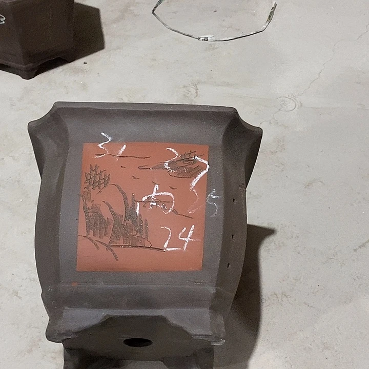 紫砂花盆紫砂花盆