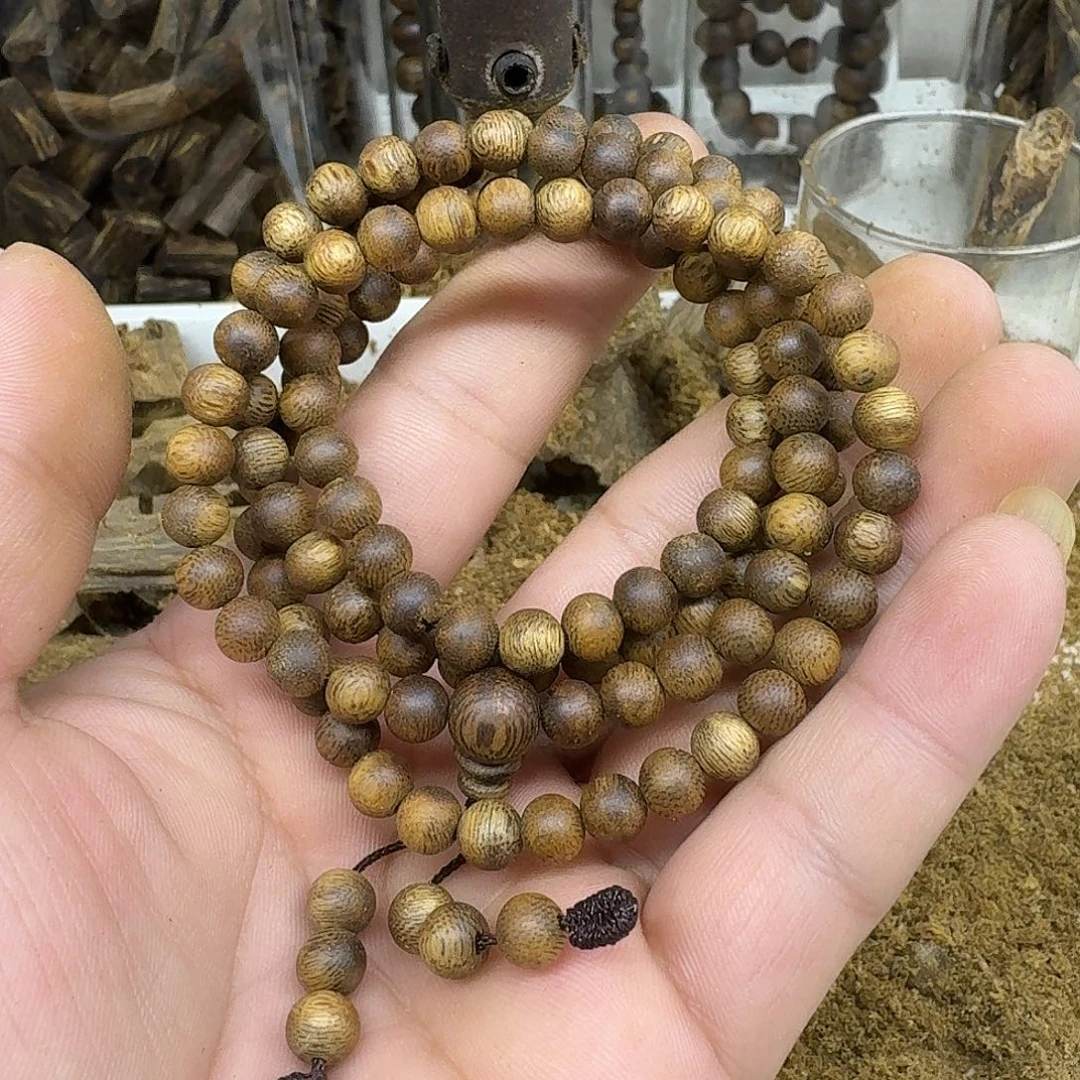 沉香沉香碎屑多圆06mm