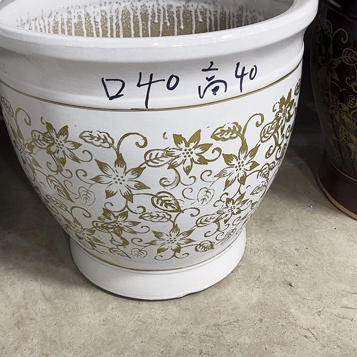 陶瓷花盆特大号一个