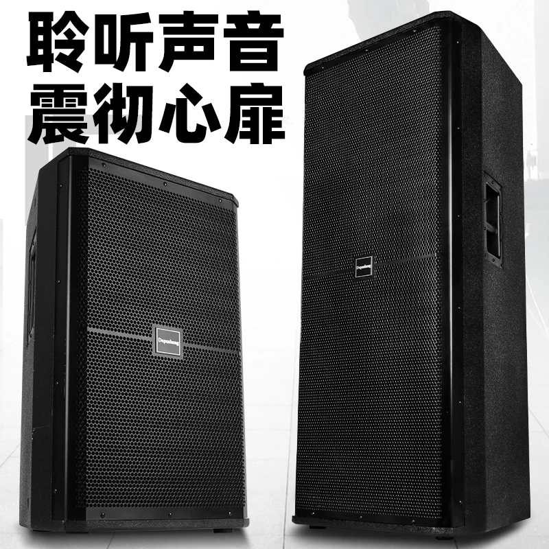 DEPUSHENG专业15寸音箱k歌大功率音响酒吧户外演出舞台婚庆 D815