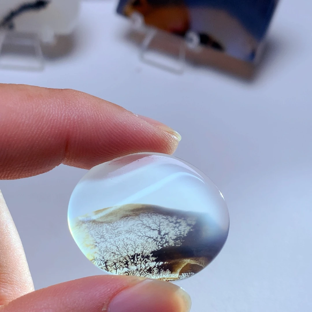 玛瑙/玉髓吊坠(不含链)未镶嵌清**雨