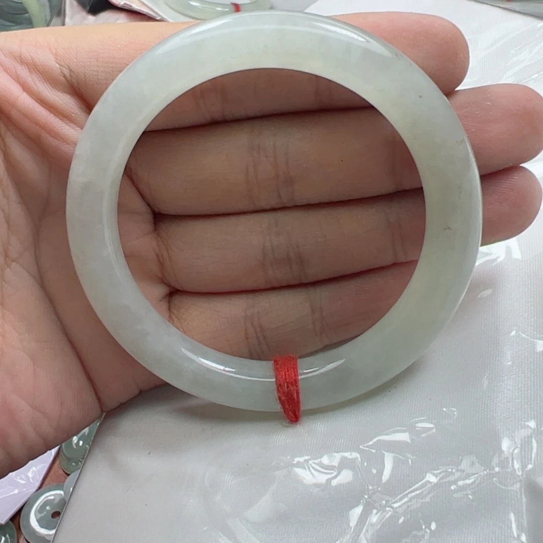未镶嵌手镯翡翠53冰圆