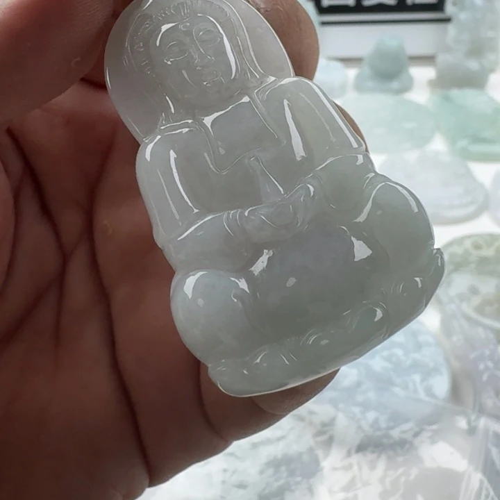 翡翠未镶嵌颈饰天然缅甸A货翡翠