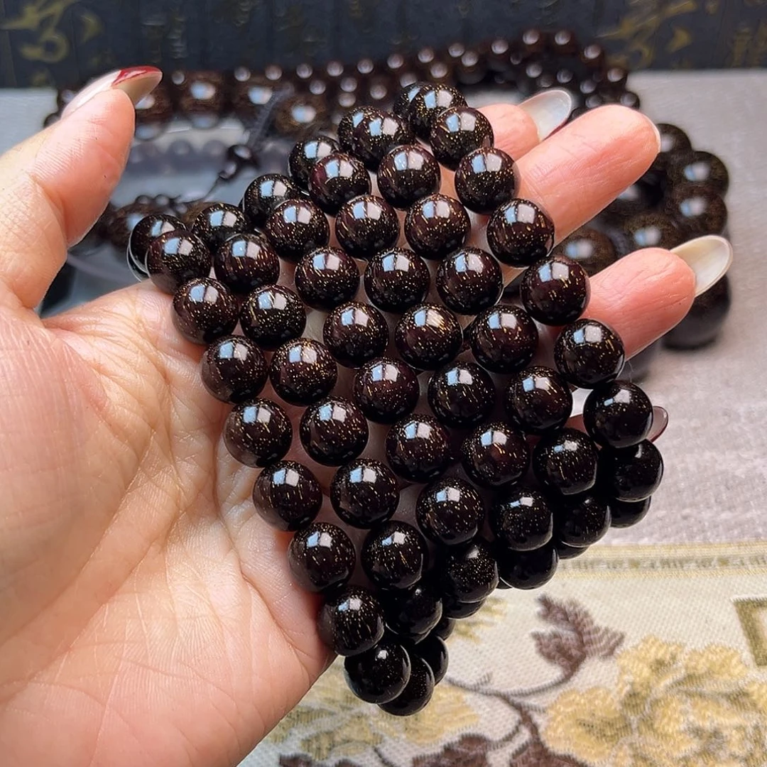 学***啦檀香紫檀（小叶紫檀）1.0 108满星