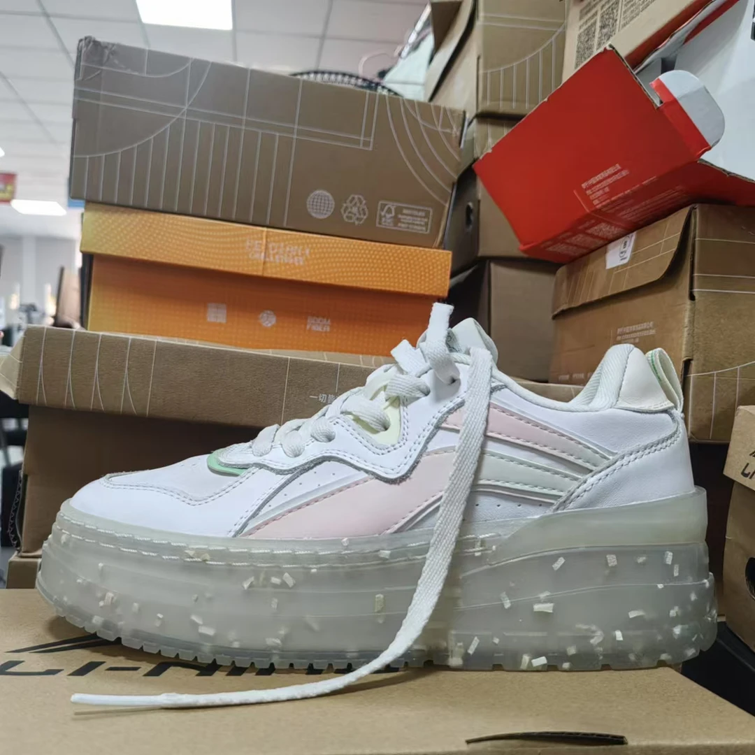B品以直播展示为准X118李宁运动生活系列唯吾运动休闲鞋女AGCS198