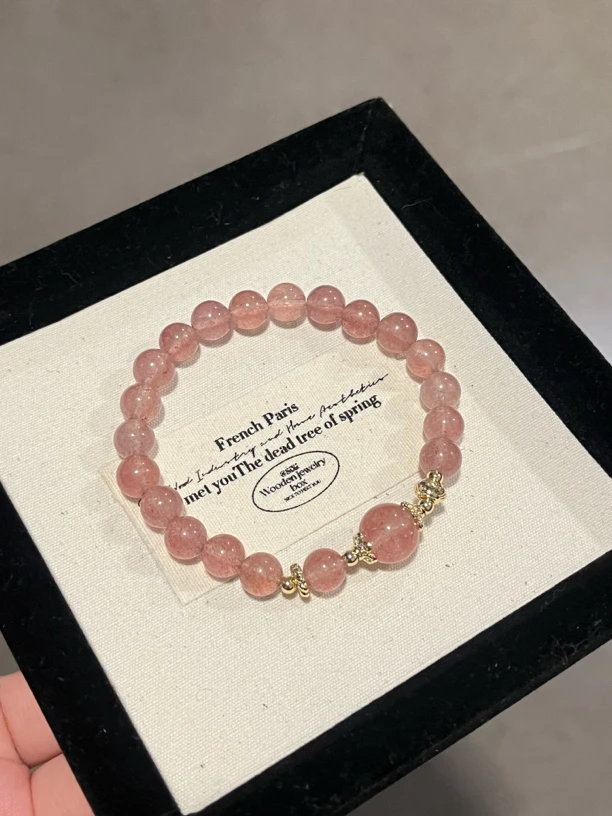 【Fu利款】草莓晶单圈手链