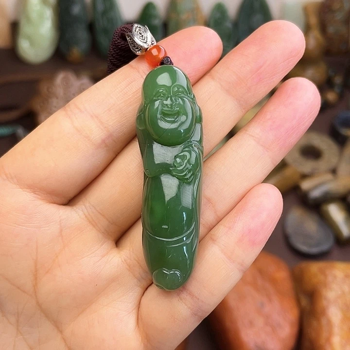 岫岩河磨玉（透闪石质玉）未镶嵌颈饰