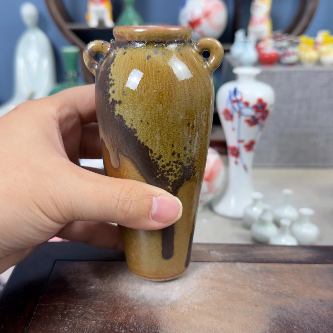 陶瓷手工小花器摆件