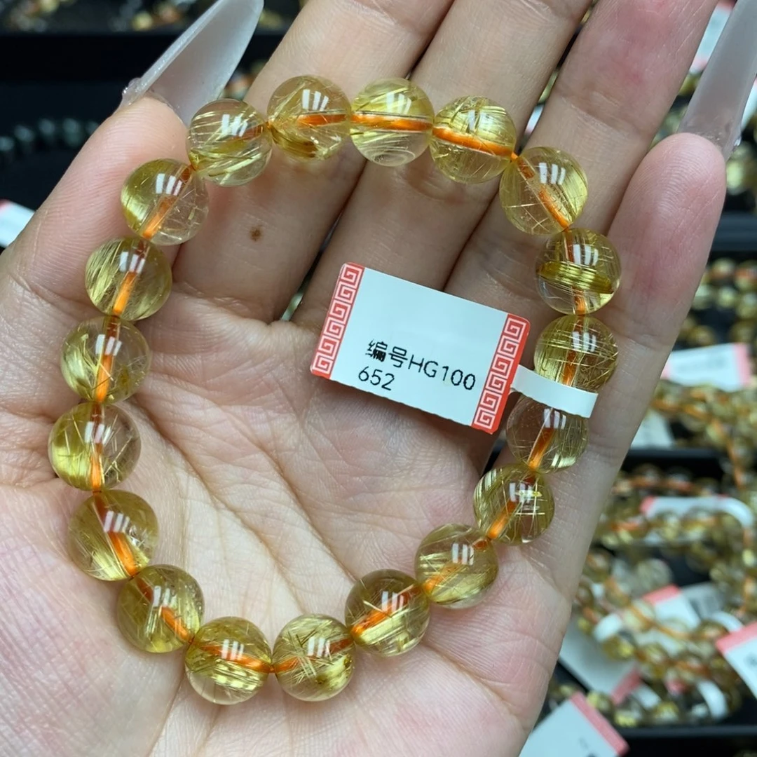 未镶嵌手串发晶阿李水晶钛晶HG100652J