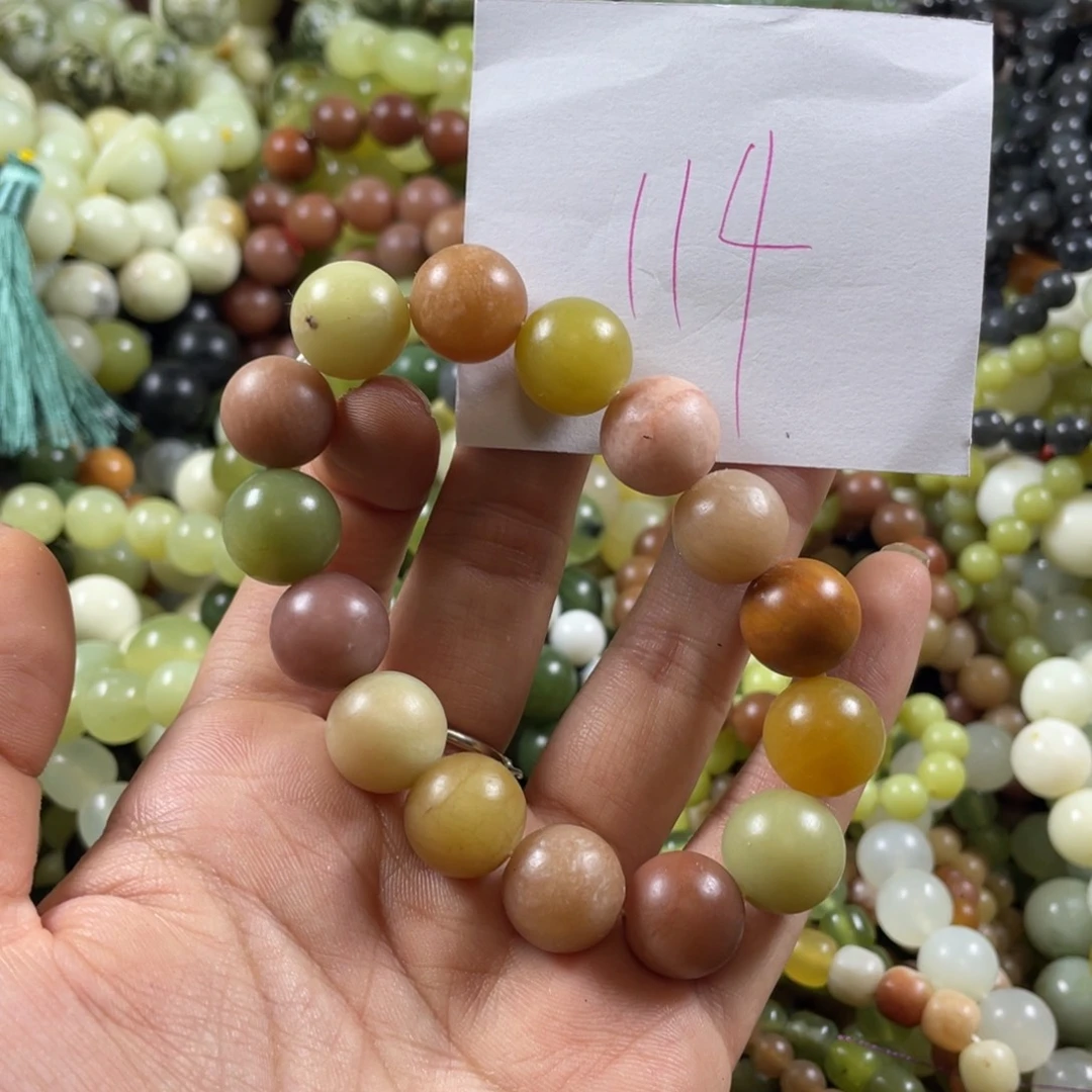 M***！未镶嵌蛇纹石玉手链