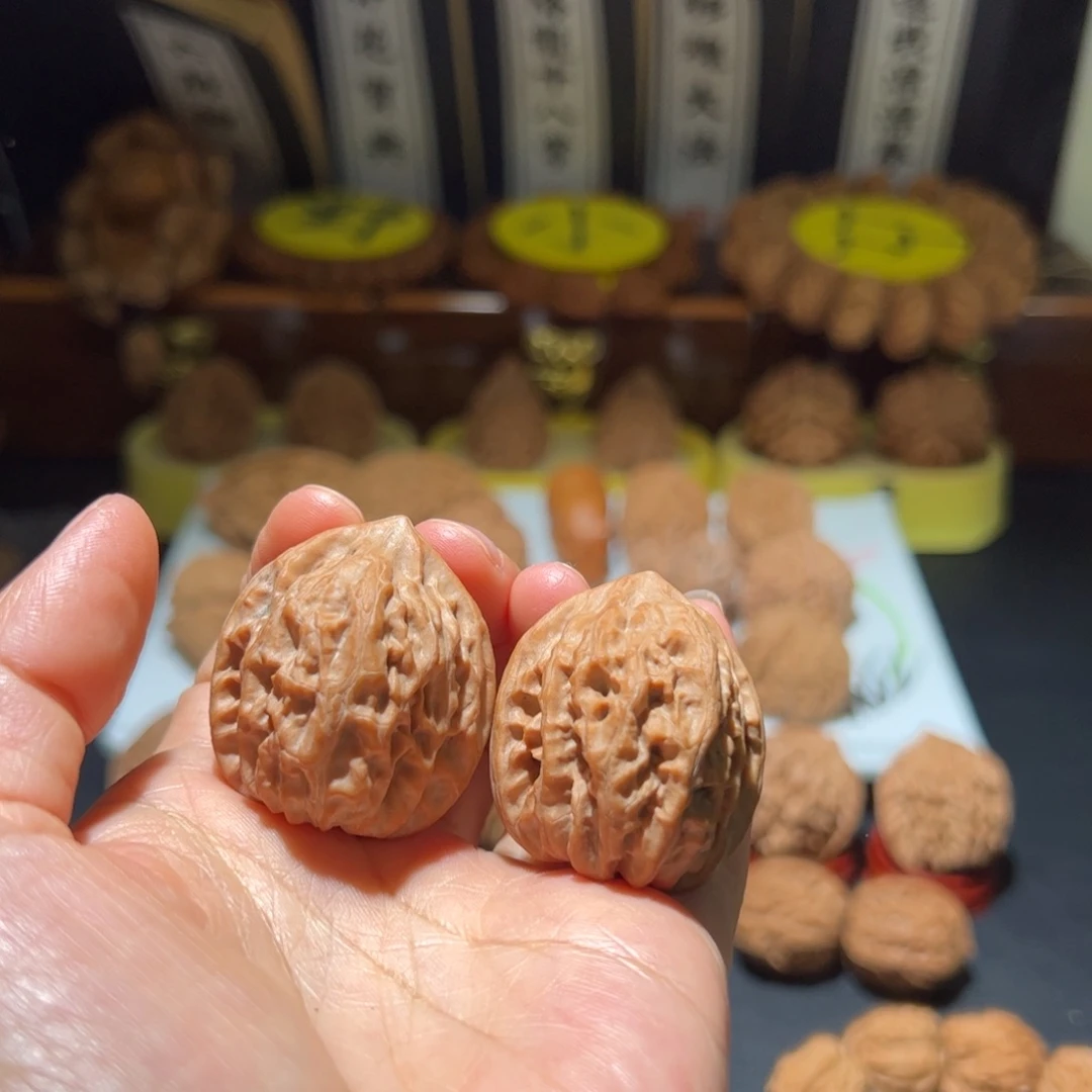 •***•把件文玩核桃胖虎