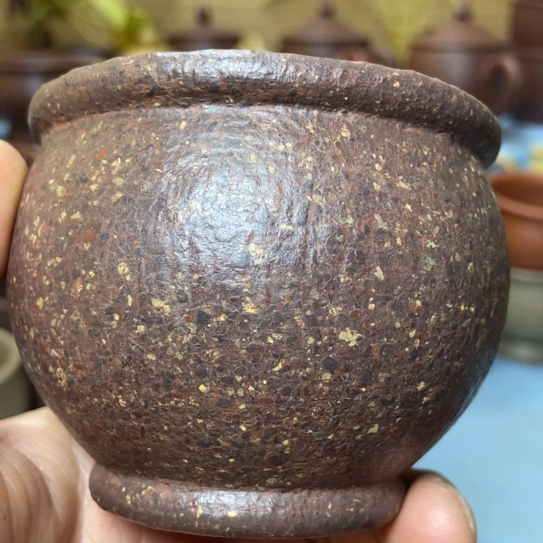 茶杯紫砂八目全砂手工泥230毫升