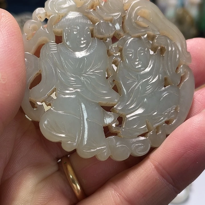 和田玉（糖玉）未镶嵌颈饰湖****集