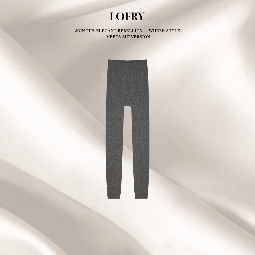 LOERY【速暖裤编号245】高弹抗起球保暖百搭磨毛微压打底裤-115335