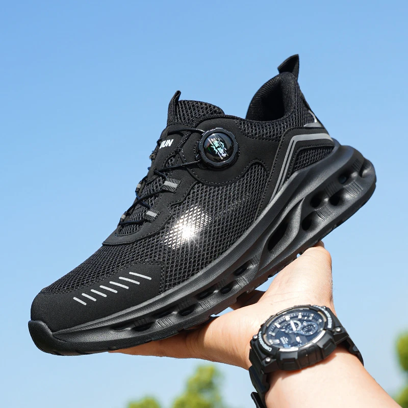 悍军新款春夏劳保鞋轻便软底透气舒适防砸防刺穿塑包头绝缘工作鞋