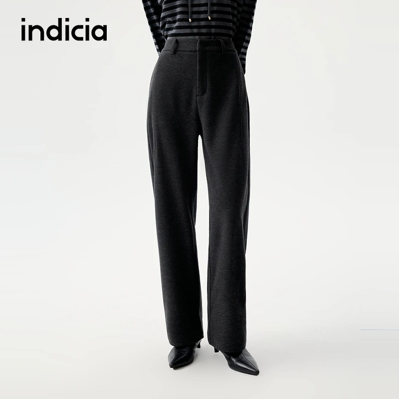 indicia标记25冬新款百搭基础款显瘦休闲香蕉裤弯刀裤L2D5KZ232
