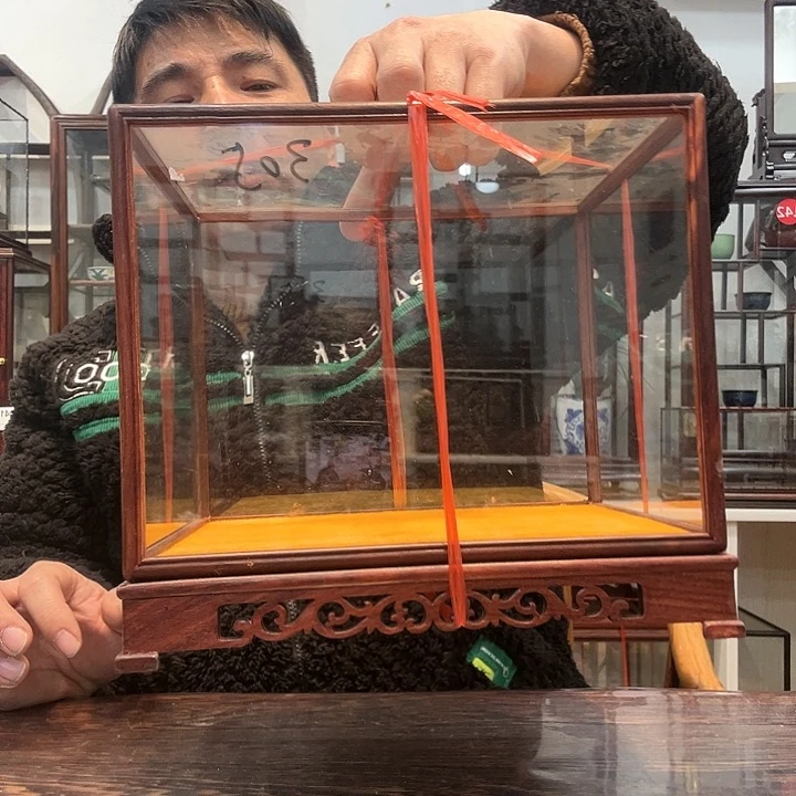 红酸枝木类红酸枝玻璃罩302