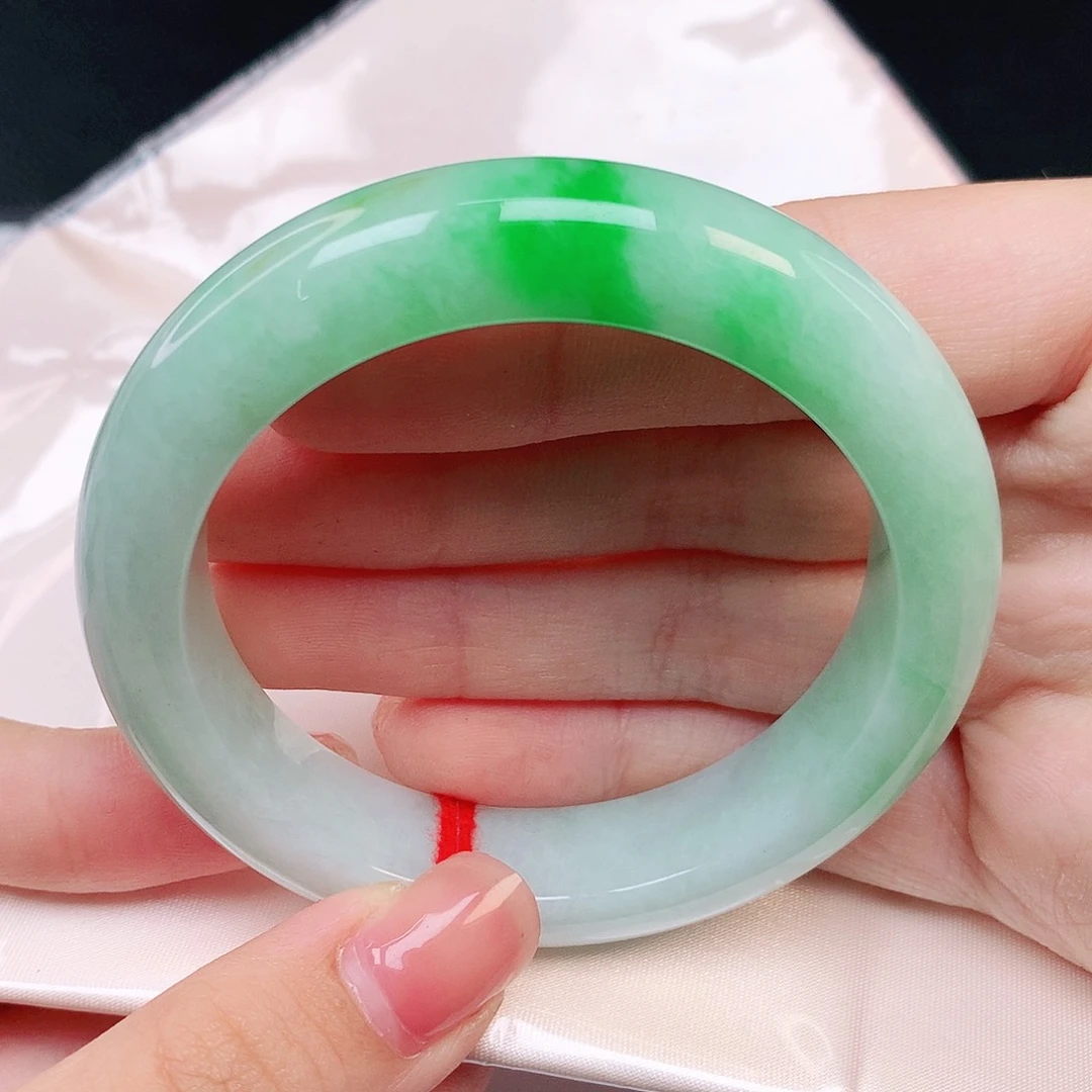 翡翠未镶嵌手镯53圈882781