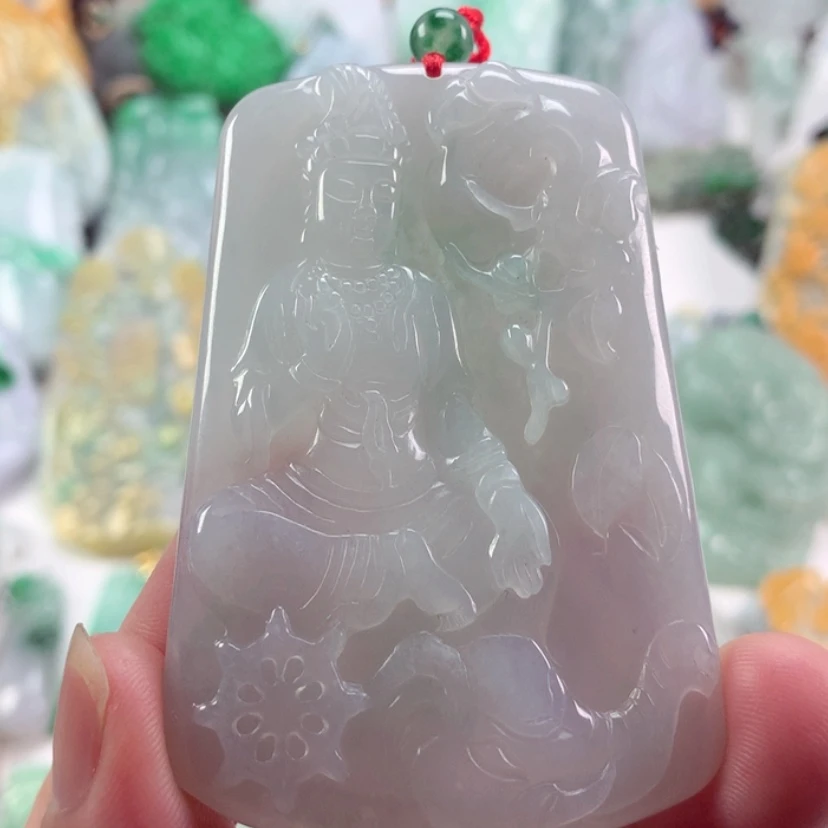 【闪购商品】翡翠未镶嵌吊坠(不含链)美*
