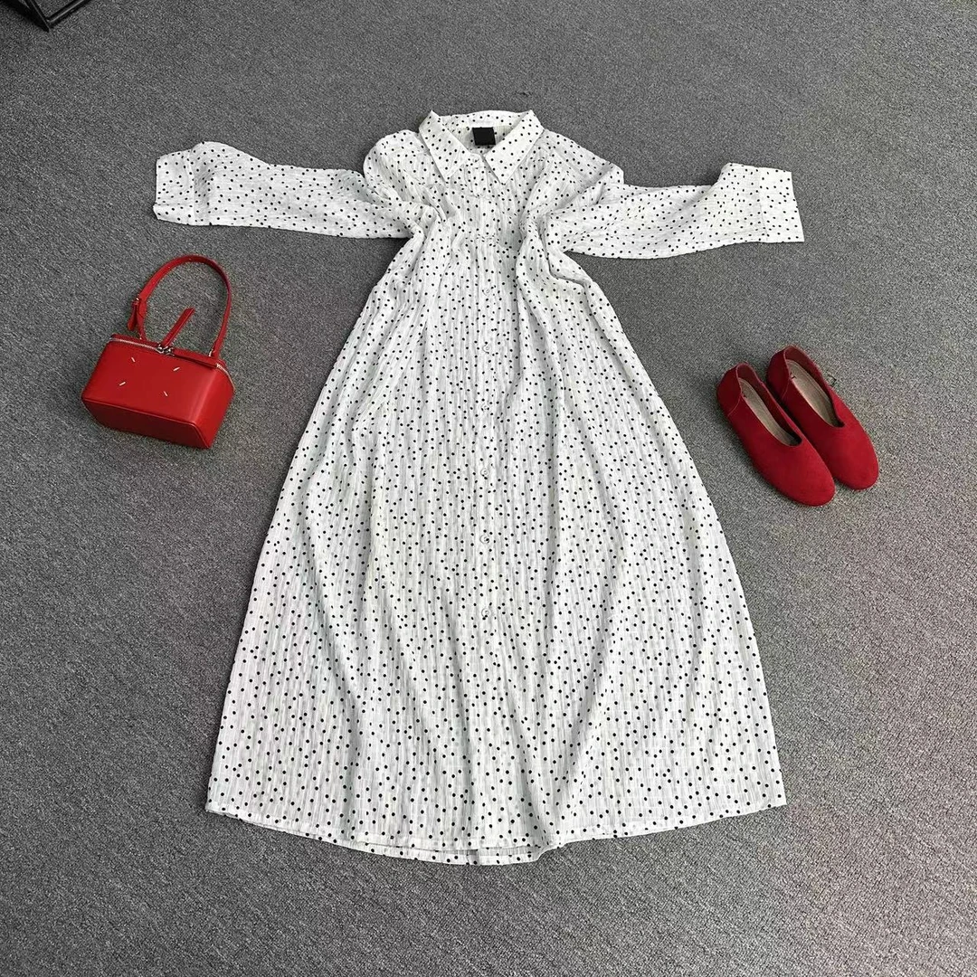 瑶睿安No退No换！！慎拍 ！240斤衬衫裙大码连衣裙宽松长裙3265