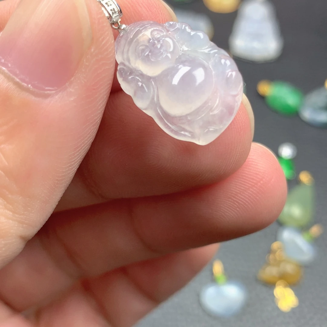【闪购商品】颈饰18K金镶嵌翡翠翡翠
