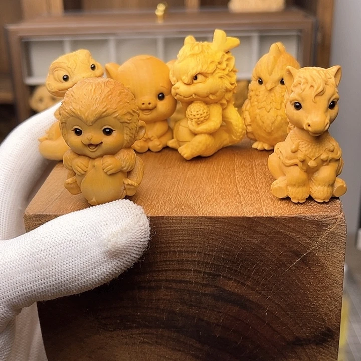 十二生肖一整套十三个摆件