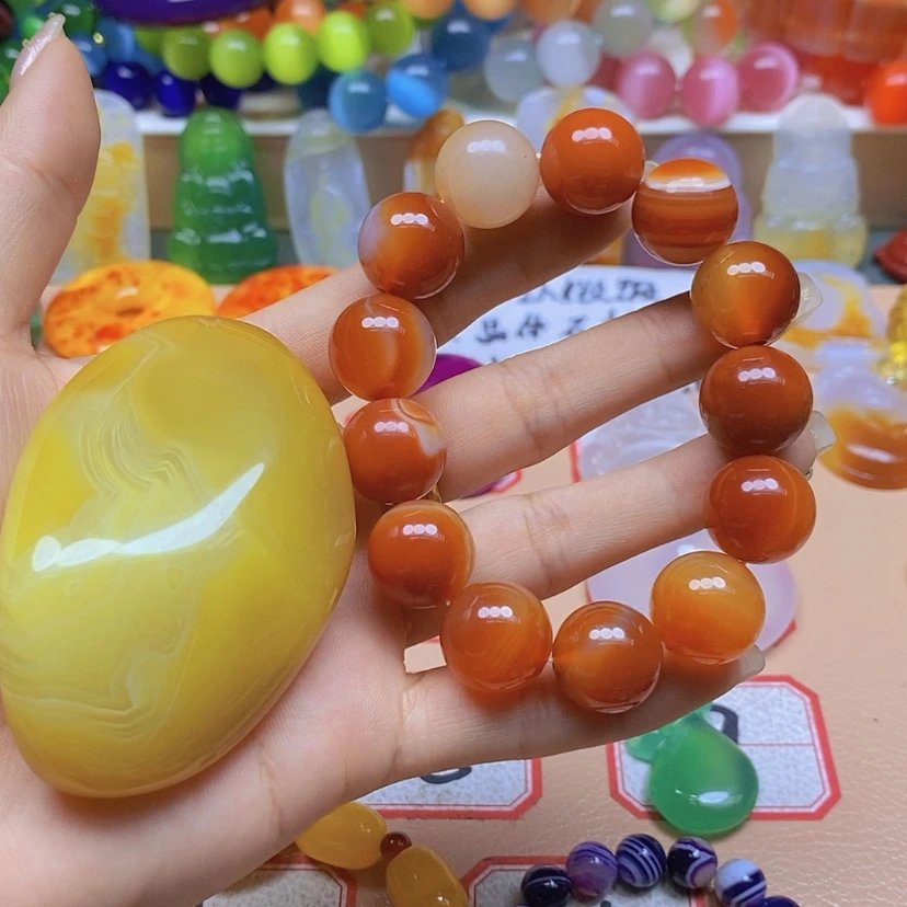 【闪购商品】玛瑙/玉髓颈饰未镶嵌Y**姐