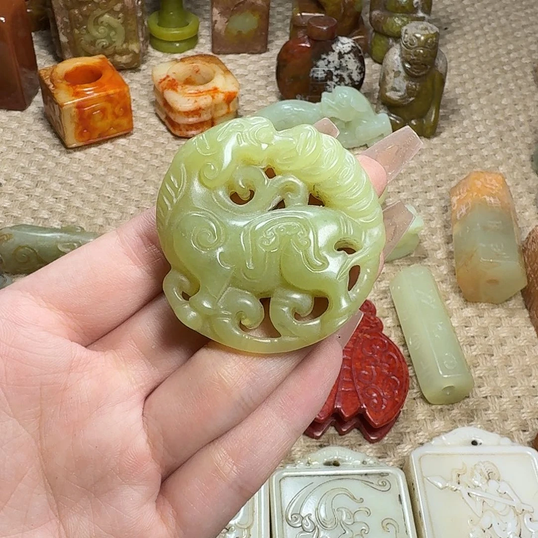 白玉菩提吊坠挂件