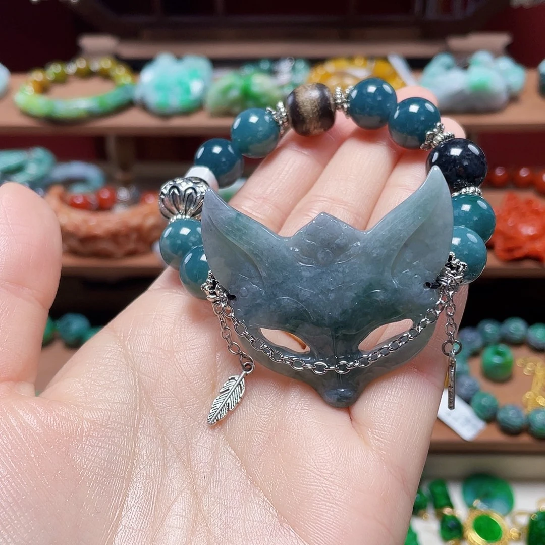 翡翠未镶嵌手链饰品