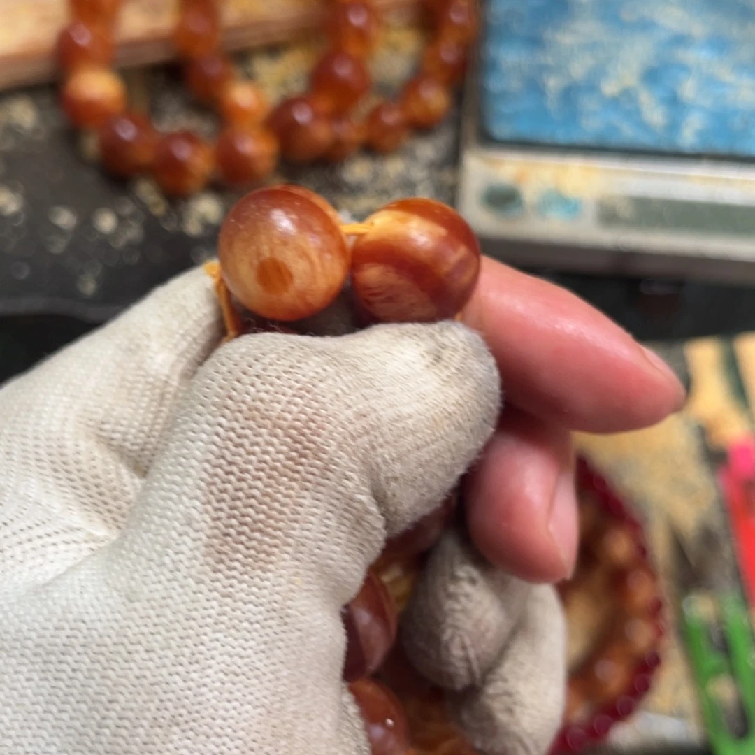 松***哥松木（琥珀木）手串/手链他的手串加两颗补差价