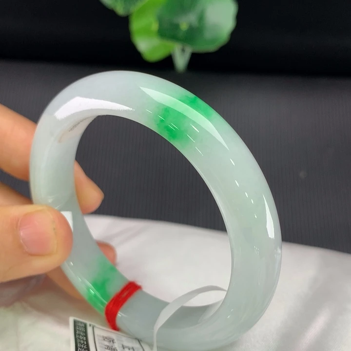 未镶嵌手镯翡翠正圈53