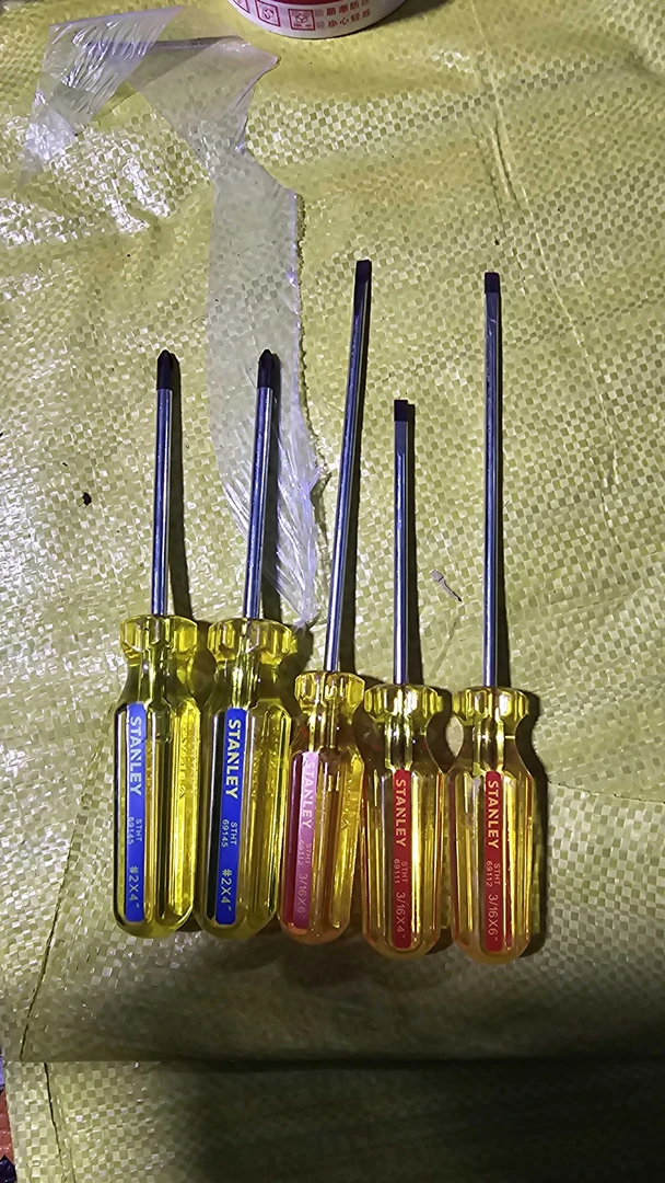 美国史丹利螺丝刀5个