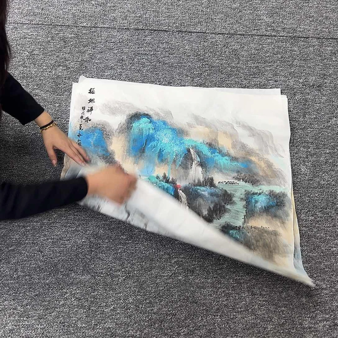 国画国画作品纯手工