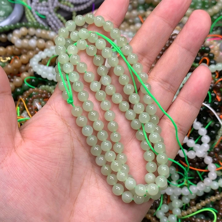 和田玉未镶嵌手链33